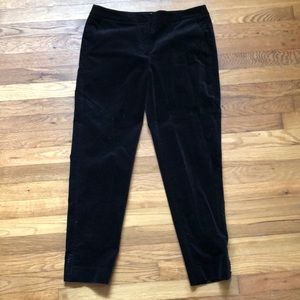 Talbots Black Velvet Pants